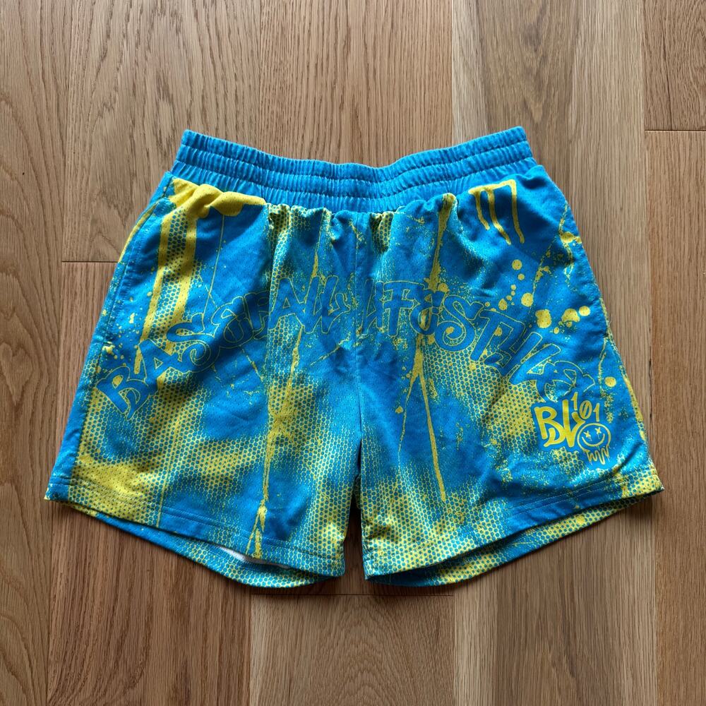 Baseball Lifestyle 101 Shorts Mens Small Spraypaint